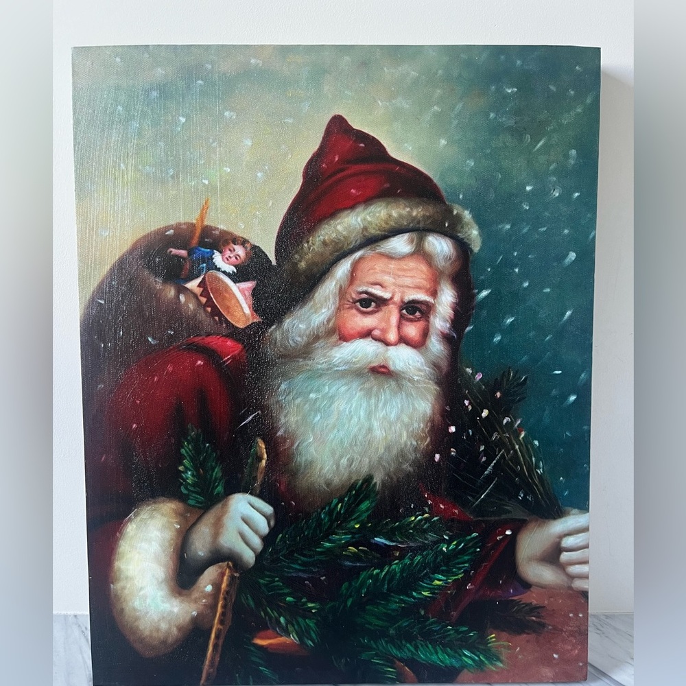 Santa painting